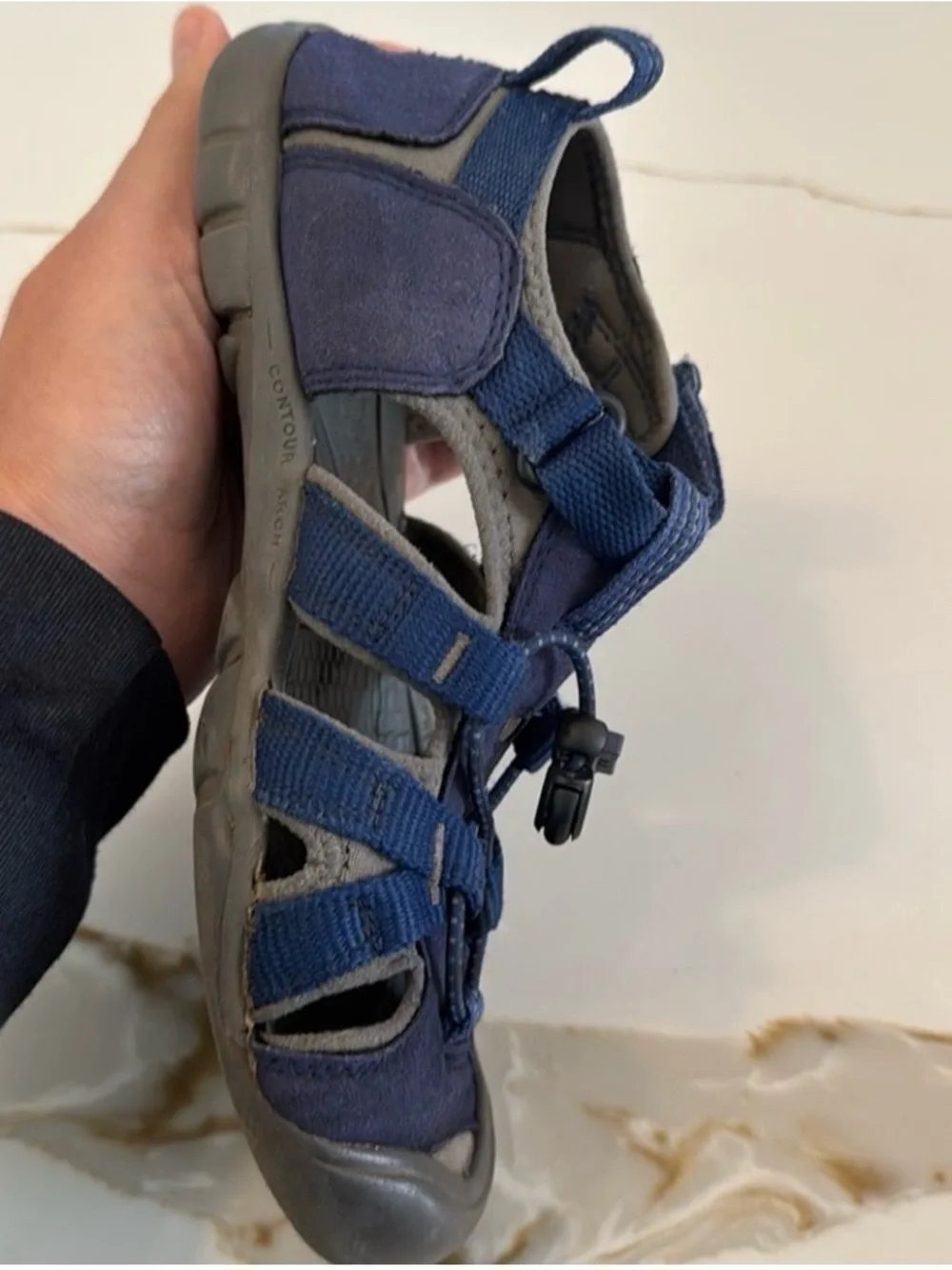 KEEN Seacamp Kids Blue Waterproof Sport Sandals